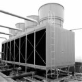 High temperature round water FRP Industry cooling tower,small 10T circular bottle type